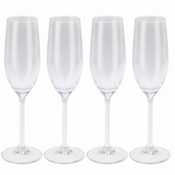 Luigi Bormioli Sada sklenic na šampaňské, 210 ml, 4 ks.