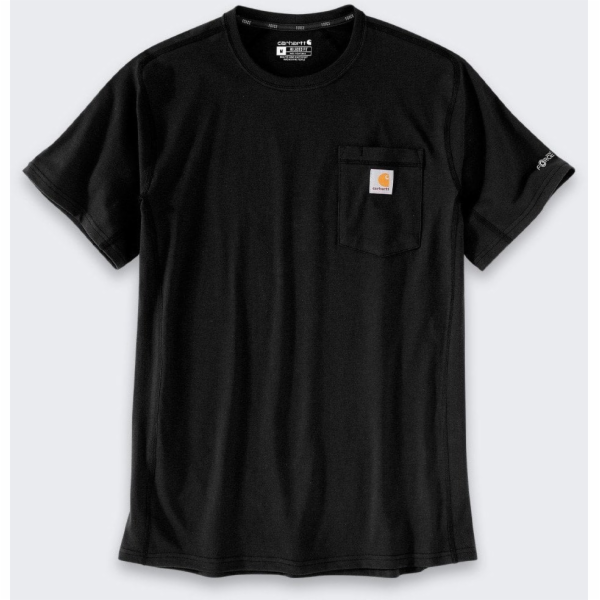 Carhartt Černé tričko Force Mid Pocket