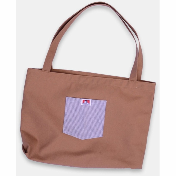 Nuvola Pelle Hnědá plátěná taška Ben Davis