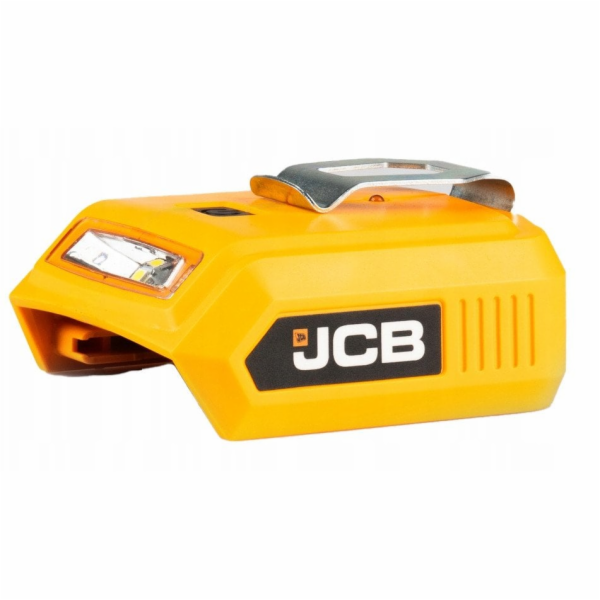 JCB USB nabíjecí adaptér s LED svítilnou