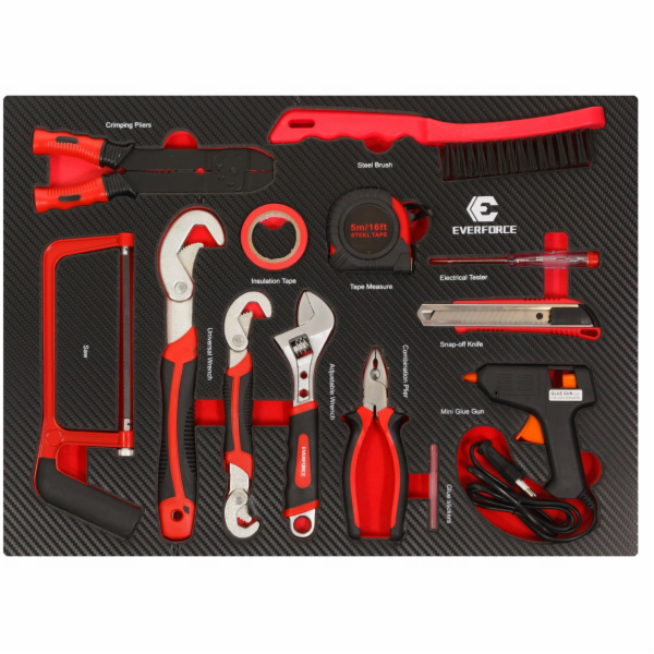 Kraft&Dele SADA NÁŘADÍ PRO VLOŽKU DO VOZÍKU, 13 DÍLŮ