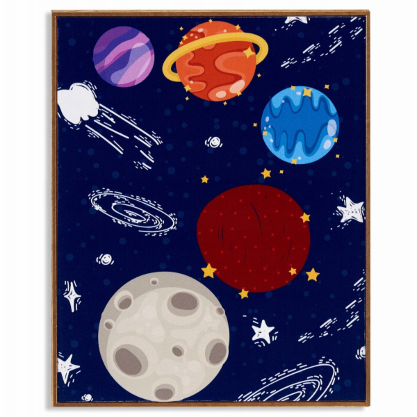 Giftdecor Zarámovaný plakátový prostor PLANETA, 41,2 x 51...