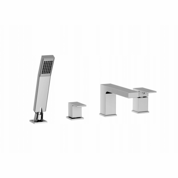 Valvex 4otvorová volně stojící vanová baterie s příslušen...