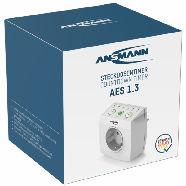 Energenie Programovatelná zásuvka Ansmann AES13 bílá 230V