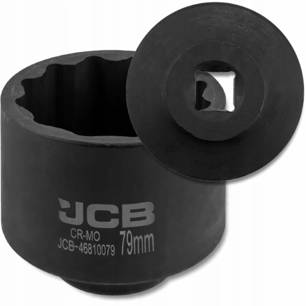 JCB 3/4 hluboký rázový nástrčný klíč 79 mm (12hranný)