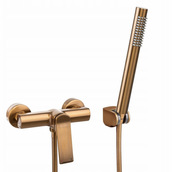 Invena Sprchová baterie se sprchovou sadou Neri Plus, měd...