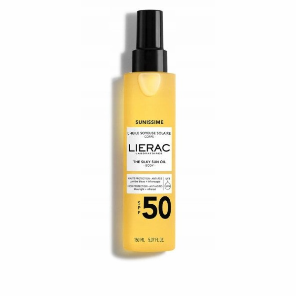 Lierac Sunissime hedvábně opalovací olej SPF50 150ml