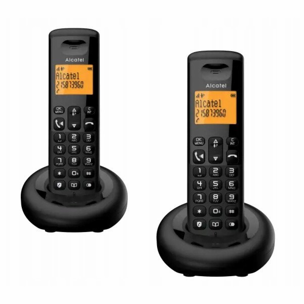 Alcatel E260 DUO ČERNÝ - DECT TELEFON