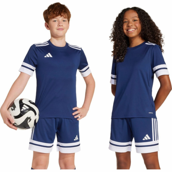 Adidas Dětské tmavě modré tričko Squadra 25 JJ0053 152cm