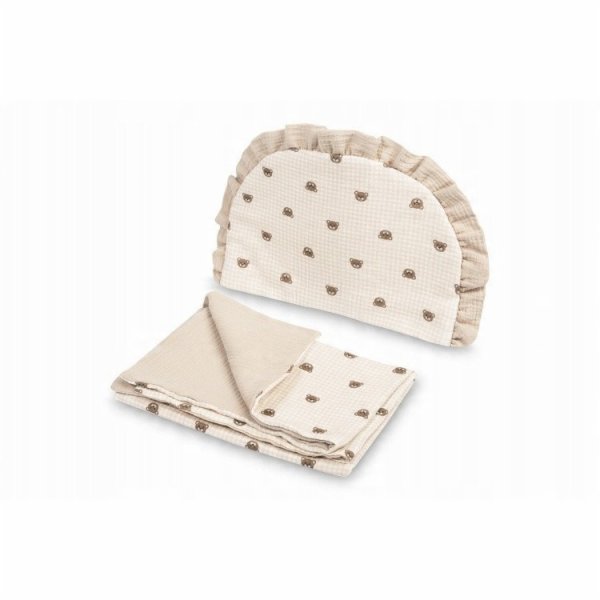 Sensillo&nbsp;BÉŽOVÁ&nbsp;MUŠENÍNOVÁ&nbsp;SADA&nbsp;DO&nbsp;KOČÁRKU&nbsp;S&nbsp;MEDVÍDKEM