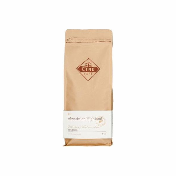 Etno Cafe Kávová zrna Habešská vysočina 1 kg