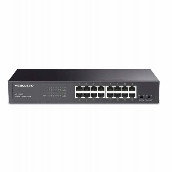 TP-Link Mercusys MS116GS 16portový gigabitový stolní/rack...