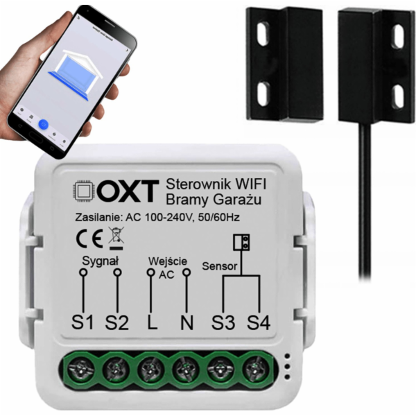 OXT&nbsp;Modul&nbsp;OXT&nbsp;s&nbsp;jazýčkovým&nbsp;spínačem&nbsp;pro&nbsp;WiFi&nbsp;garážová&nbsp;vra...