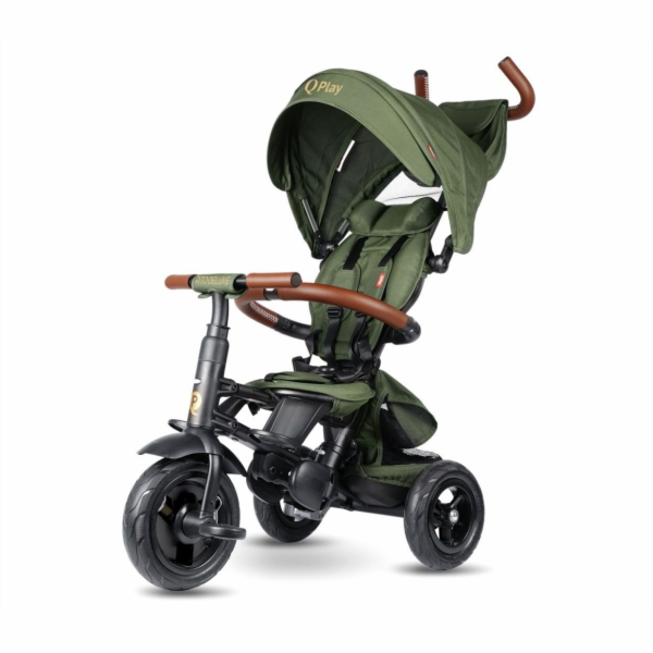 Qplay Tříkolka Rito Deluxe Rubber Olive