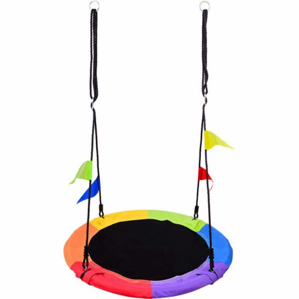 Funfit Swing Zahradní houpačka Čapí hnízdo pro děti 110 cm