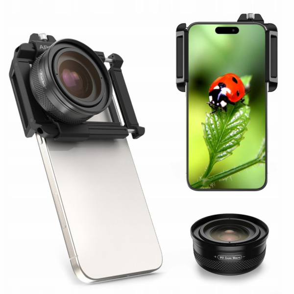 Apexel Objektiv pro telefon Zoom objektiv 10-20x Makro pr...