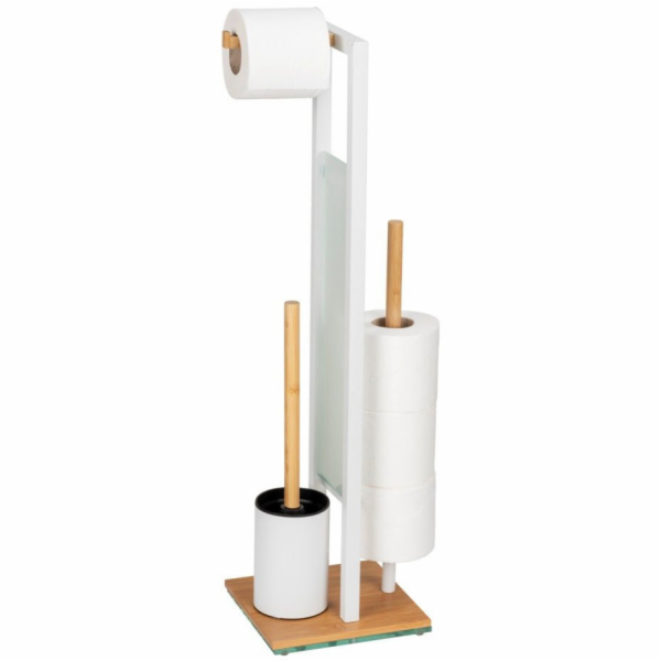 Wenko Stojan na toaletní papír a toaletní štětku RIVALTA,...