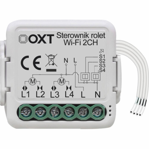 OXT MODUL OXT MINI OVLADAČ 2 ROLETY WIFI TUYA