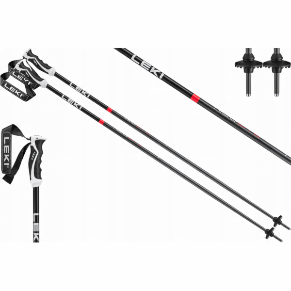 Leki Hokejky NEOLITE černá/červená 135