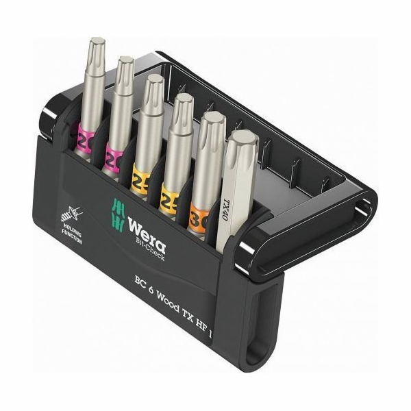 Wera Sada bitů BIT-CHECK 6 WOOD TX HF 1 SB, 6 dílů (1 sada)