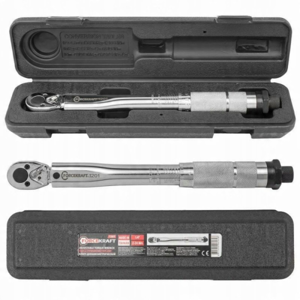 Forcekraft Momentový klíč 2–24 Nm, 1/4