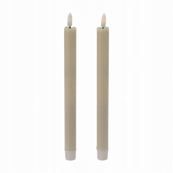 Home Styling Collection Voskové stolní svíčky s LED, 25 cm