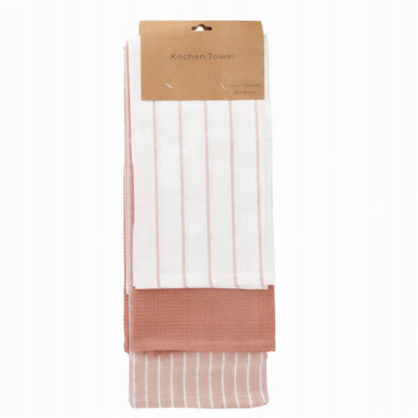 Home Styling Collection Bavlněné kuchyňské utěrky, 3 ks, ...