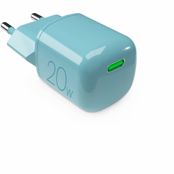 Puro Nabíječka 20W GaN USB-C do zásuvky - zelená