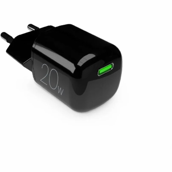 Puro Nabíječka 20W GaN USB-C do zásuvky - černá