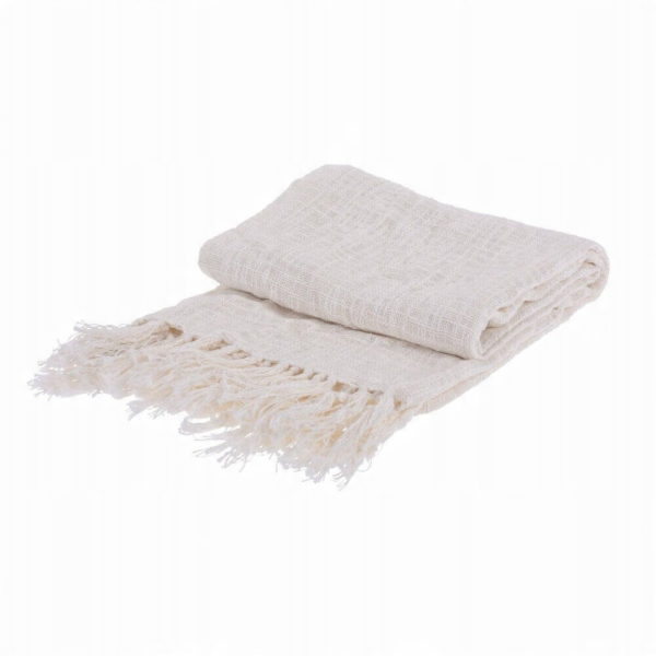 Home Styling Collection Přehoz s třásněmi, 130 x 170 cm