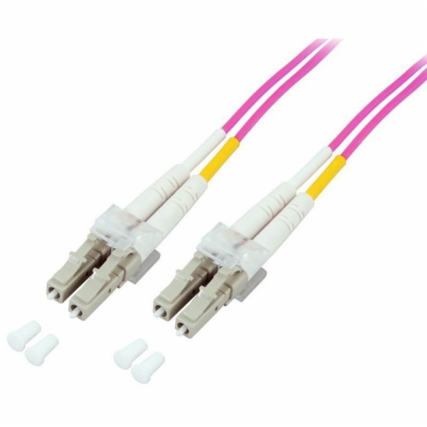 Techly Optický patchcord OM4 50/125 mm LC-LC Duplex 10m