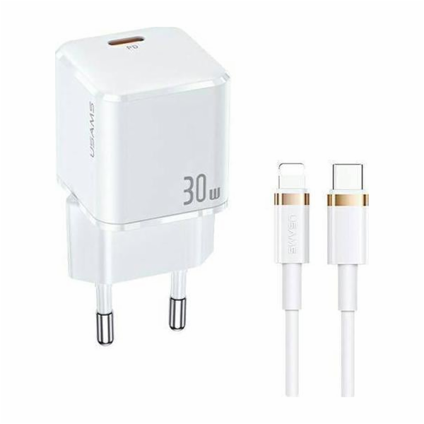 Usams Nabíječka USAMS USB-C T45 30W PD3.0 + QC3.0 rychlé ...