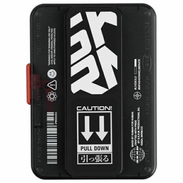 SKINARMA Peněženka Mirage Phaze s magnetickým držákem, černá