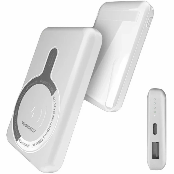 Denmen POWERBANK NOUZOVÁ BATERIE 10000mAh + 15W MAGSAFE U...