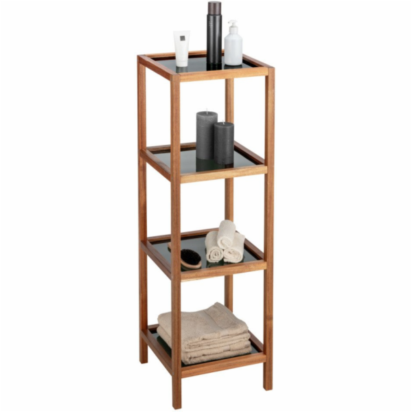 Wenko Koupelnová police FONDI z akáciového dřeva, výška 8...