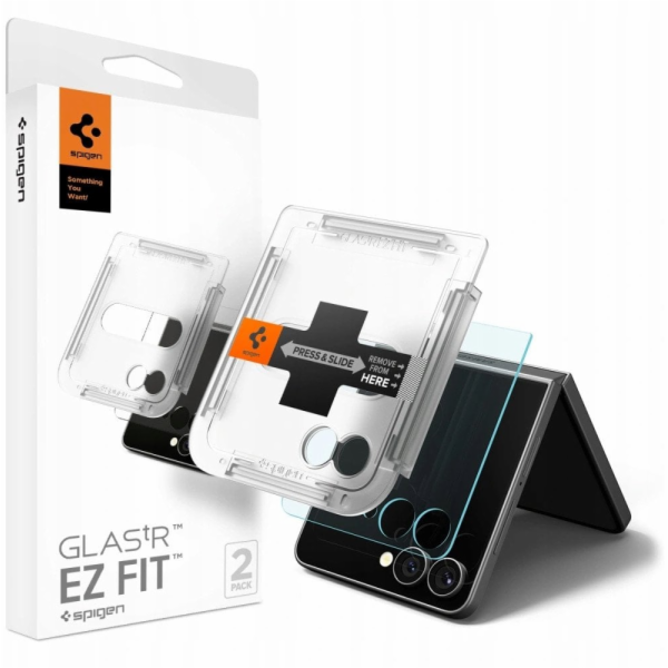 Spigen Glas.TR ”EZ FIT” HD pro Samsung Galaxy Z Flip 7 pr...