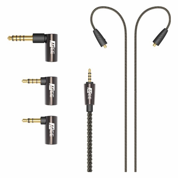 MEE audio Grafitový audio kabel MEE MMCX OFC 2,5 mm/3,5 m...
