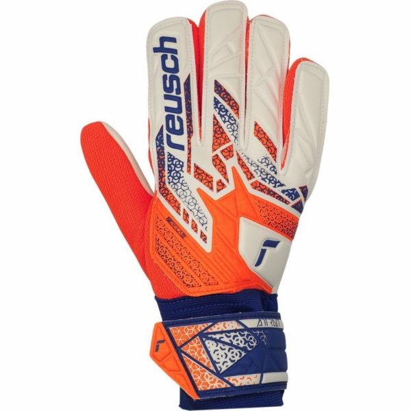Reusch Brankářské rukavice Attrakt Starter Solid bílo-ora...