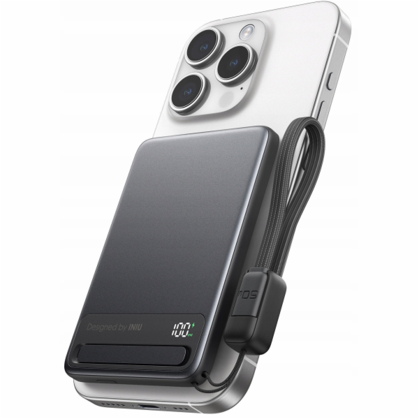 INIU MagPro Slim Powerbank - Magnetická bezdrátová powerb...