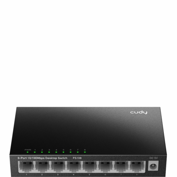Cudy Switch FS108 Network Link Nespravovaný Fast Ethernet...