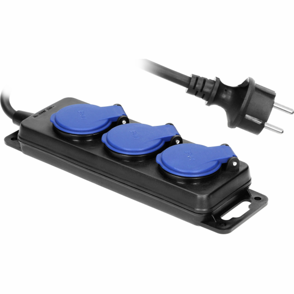 Orno OR-AE-13158 prodlužovací kabel 3 zásuvky 5 m černý (...