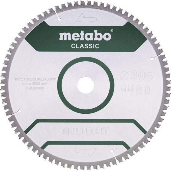 Metabo KRUHOVÁ PILA METABO FZ/TZ 305x30x80z