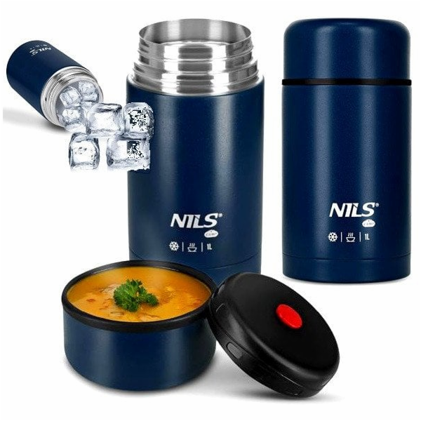 Nils Extreme NC3802 NILS CAMP MODRÁ TERMOSKA NA OBĚD 1000ML