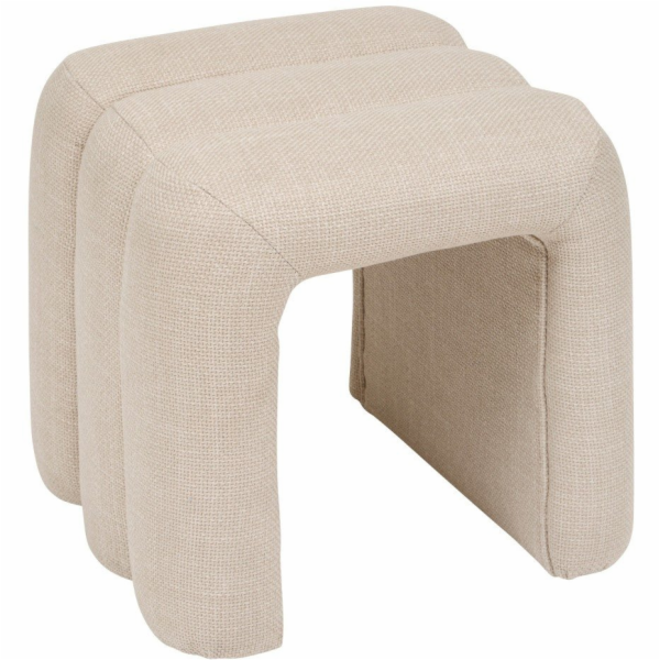 Atmosphera Taburetka, čalouněný puf, ecru SISCO, 43 x 42 ...