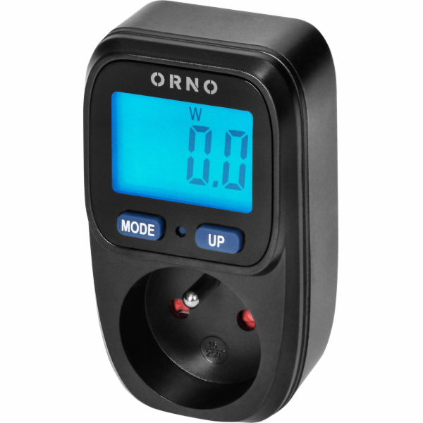 Orno Wattmetr, kalkulačka energie s podsvíceným LCD displ...