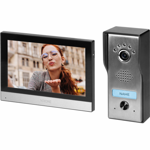 Orno ACERO, videovrátný pro rodinný dům, 4vodičový, 7" do...