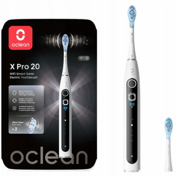 Oclean Elektrický zubní kartáček X Pro 20, bílý