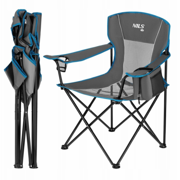 Nils Extreme NC3706 KEMPOVACÍ ŽIDLE NILS CAMP ŠEDÁ