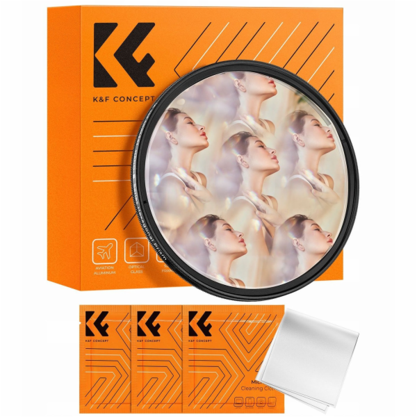 K&F Kaleidoskopický filtr Kaleidoskop 6x pro 58mm 58 / še...