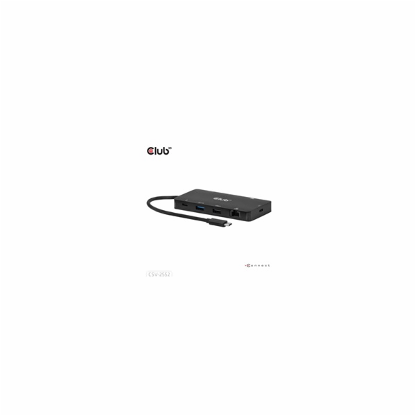 Club3D Dokovací stanice USB-C 9v1, 2xHDMI, 1xUSB-C, 1xUSB...